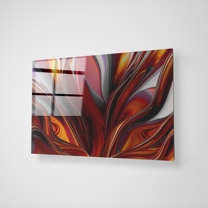 Wallity Pintura decorativa de vidrio templado Multicolor 70 x 100 cm